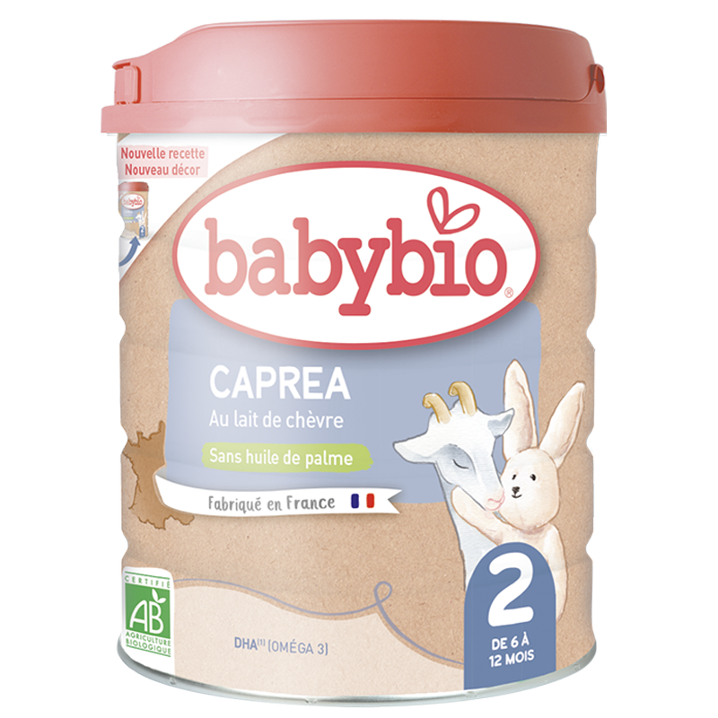 Caprea 2 lait de chèvre (6-12 mois) bio
