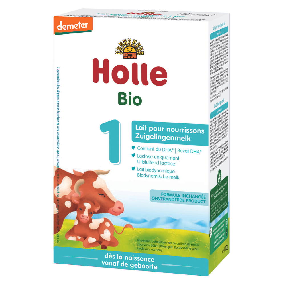 Lait 1 bio Demeter pour nourrissons (dès la naissance jusqu'à 6 mois)
