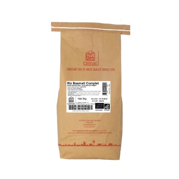 Riz basmati complet bio