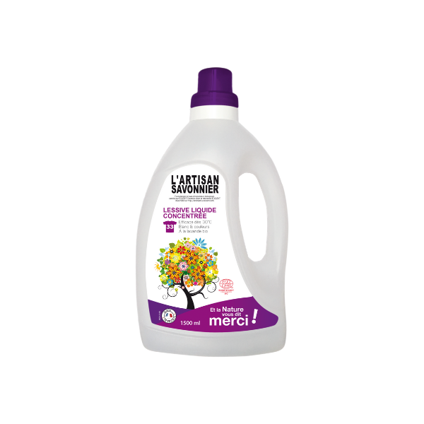 Lessive liquide concentrée à la lavande - 1.5l