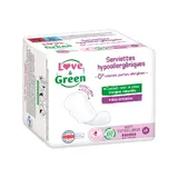 Serviettes hypoallergéniques nuit extra large x 9