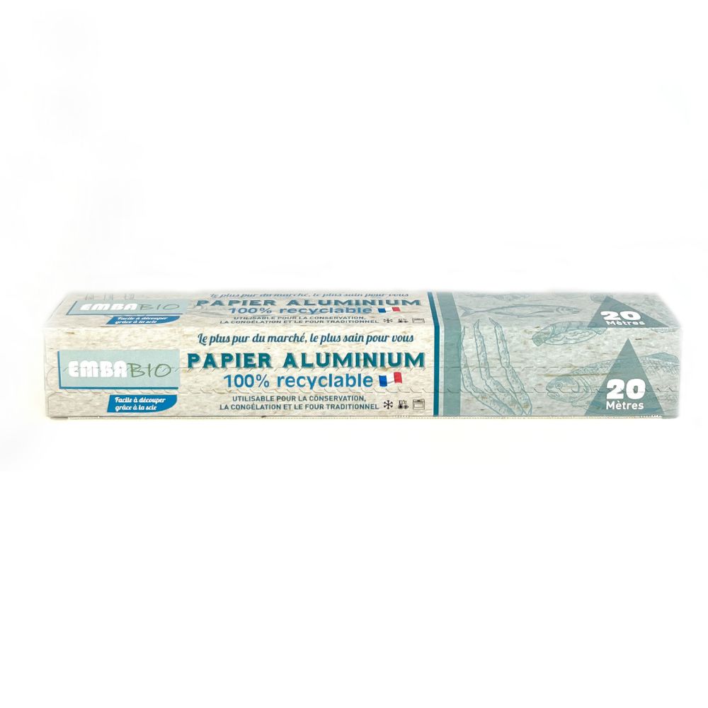 Papier aluminium entièrement recyclable - 20m