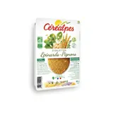 Galettes aux épinards et pignons bio