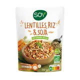 Lentilles riz et soja "les cuisinés veggie" bio
