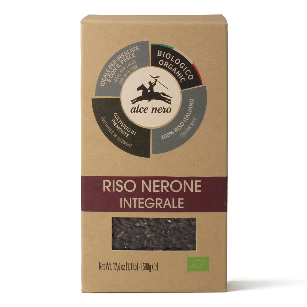 Riz noir complet nerone origine Italie bio