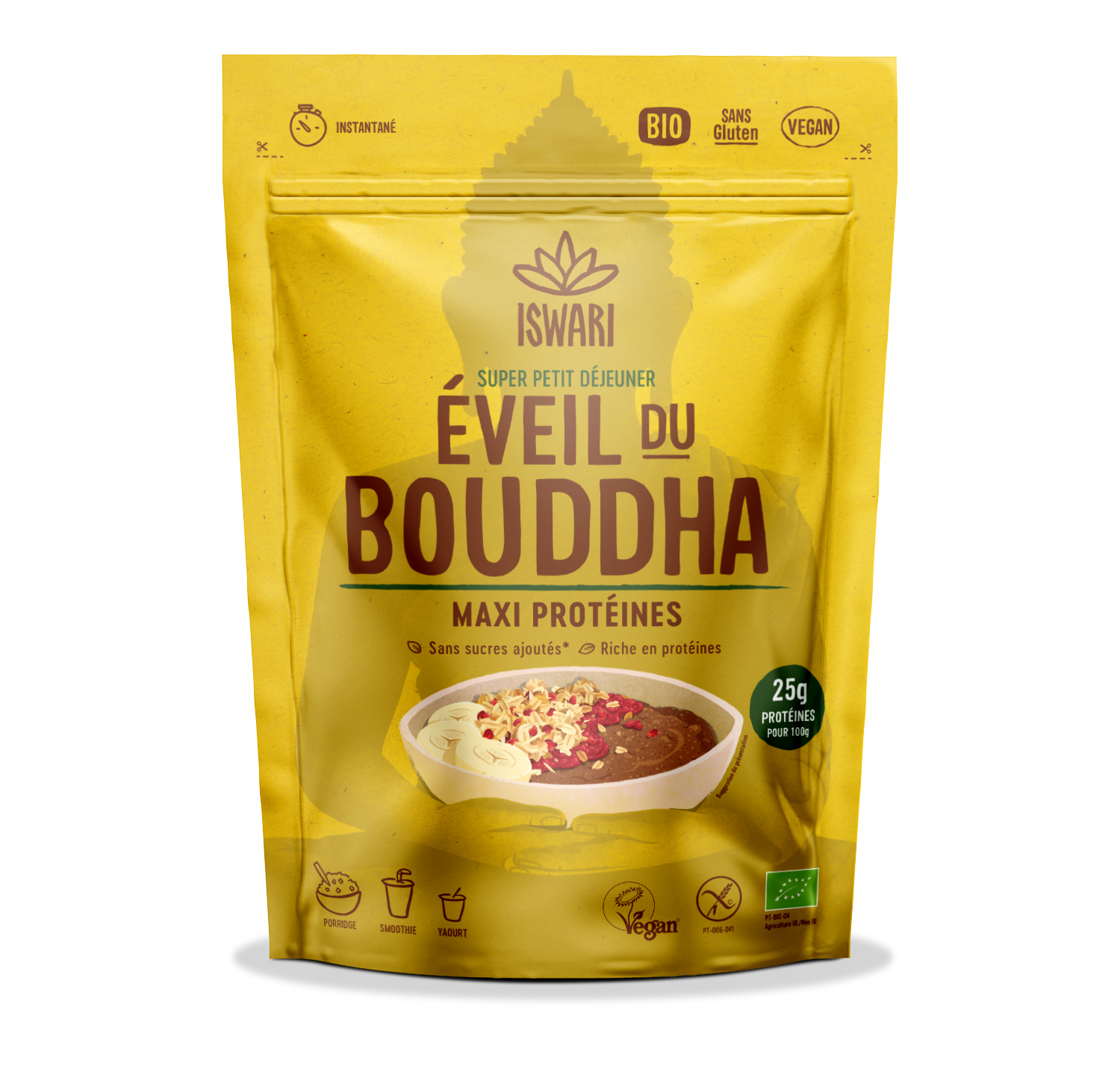 Petit déjeuner éveil du bouddha maxi protéines bio
