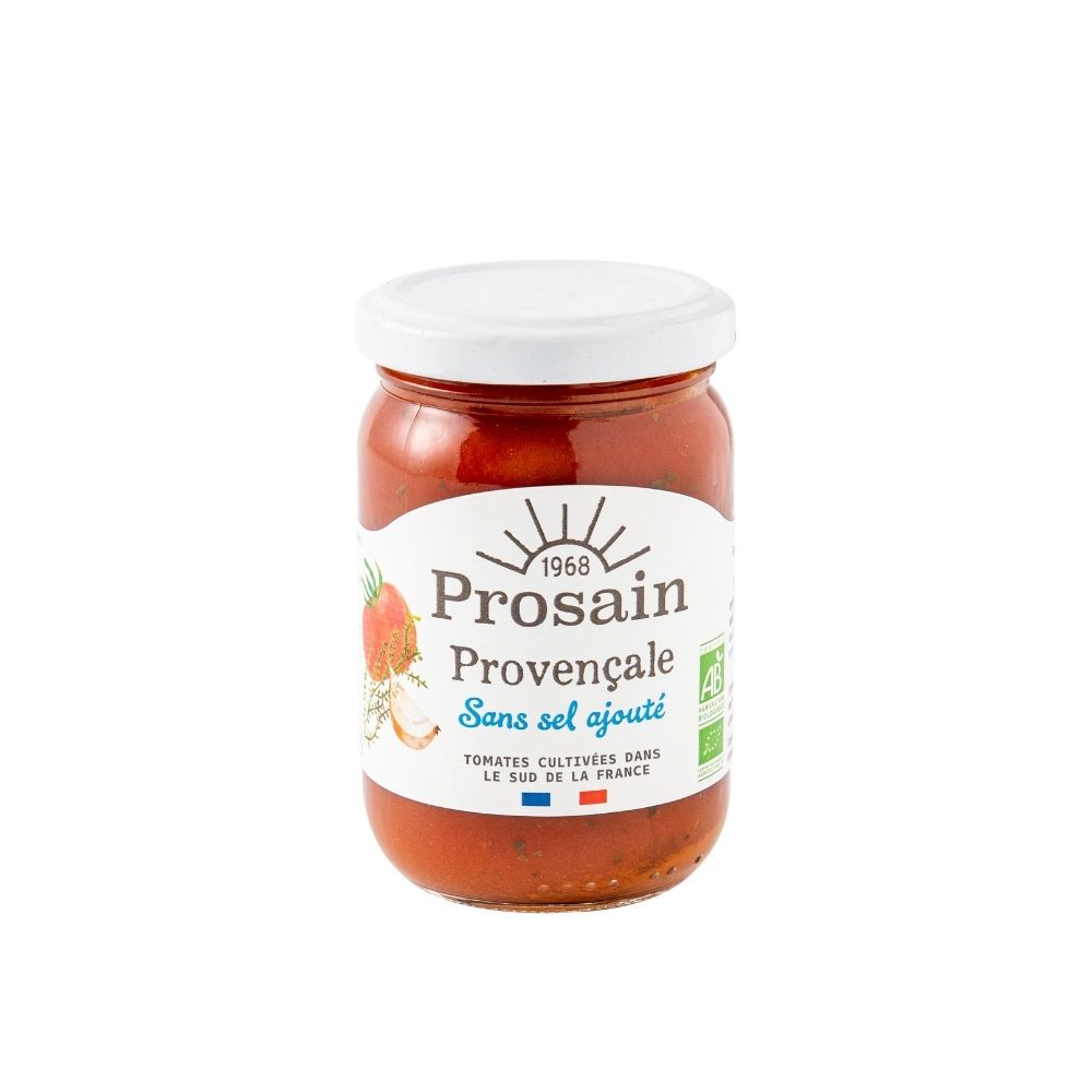 Sauce tomate à la provençale sans sel ajouté bio
