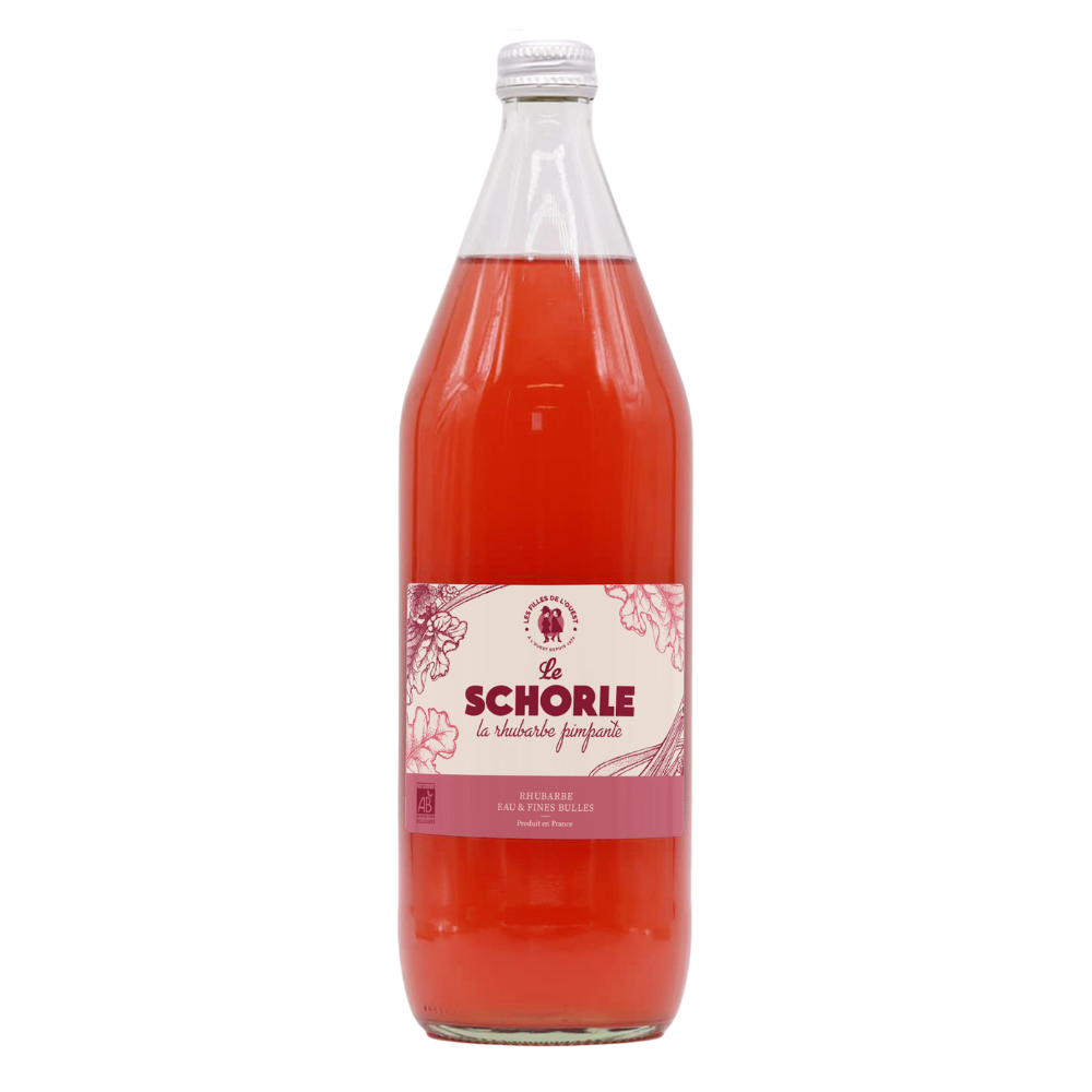 Limonade le Schorle - rhubarbe bio