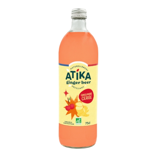 Ginger Beer Cerise Pétillant Bio ATIKA