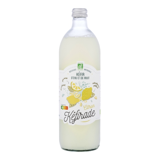 Kéfir Citron Naturellement Pétillant Bio Artisanal KEFIRADE