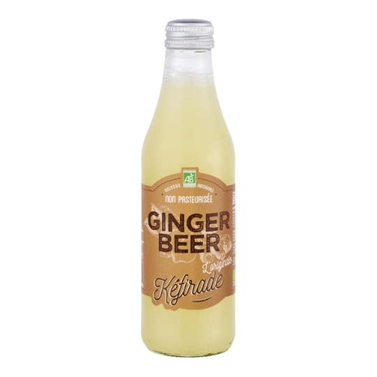 Ginger Beer l'Originale Bio Non Pasteurisée Artisanale KEFIRADE
