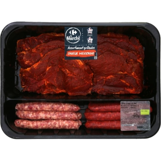 Grillades Saveur Mexicaine CARREFOUR LE MARCHE