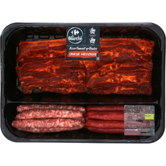 Grillades Saveur Mexicaine CARREFOUR LE MARCHE