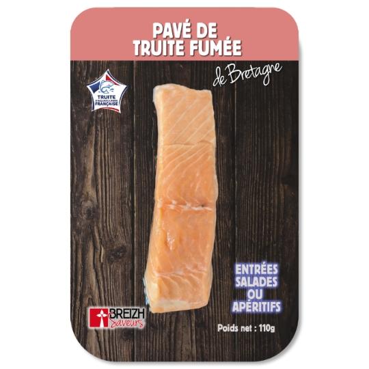 Pavé de Truite Fumée de Bretagne BREIZH SAVEURS