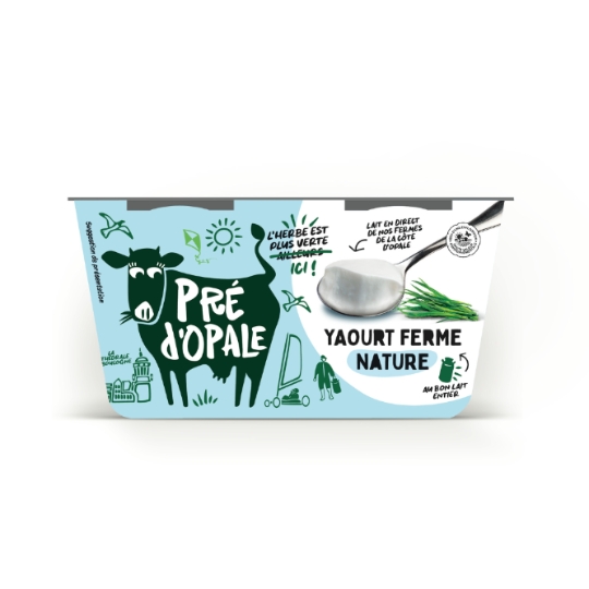 Yaourt Ferme Nature au Lait Entier PRE D'OPALE