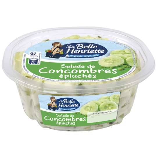 Salade de Concombres Épluchés LA BELLE HENRIETTE