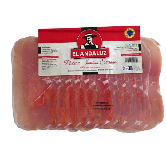 Jambon Serrano Tranché EL ANDALUZ