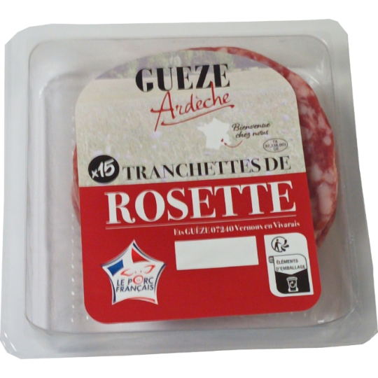 Rosette Tranchettes Ardèche Porc Français GUEZE