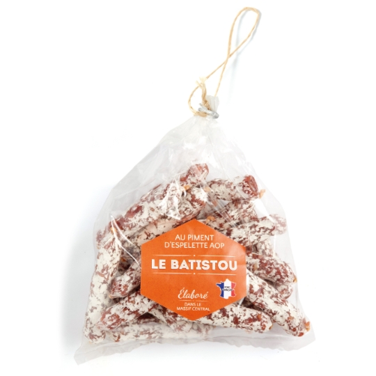 Saucisson Sec AOP au Piment d'Espelette LE BATISTOU