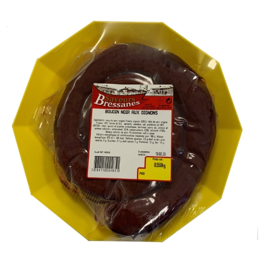 Boudin Noir aux Oignons SAVEURS BRESSANES