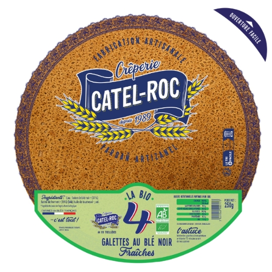Galette au Blé Noir Fraîche Bio CATEL-ROC