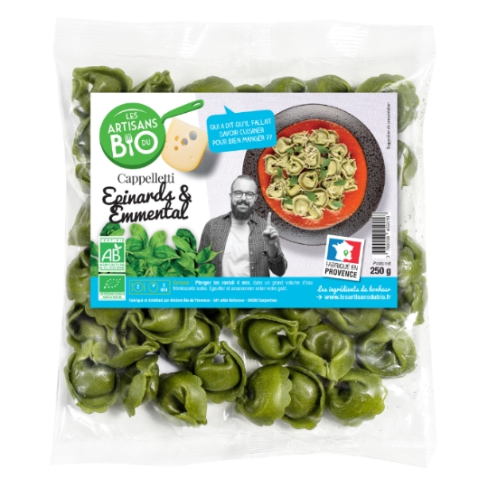 Cappelletti Épinards & Emmental Bio LES ARTISANS DU BIO