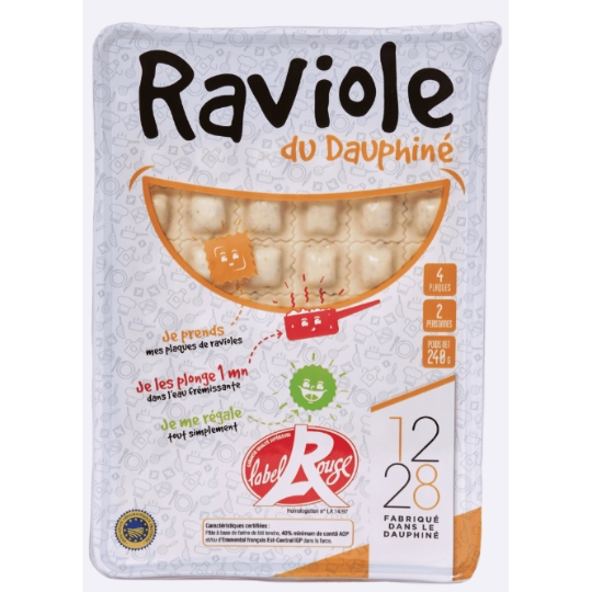 Raviole IGP du Dauphiné Label Rouge SECRETS DE RAVIOLES