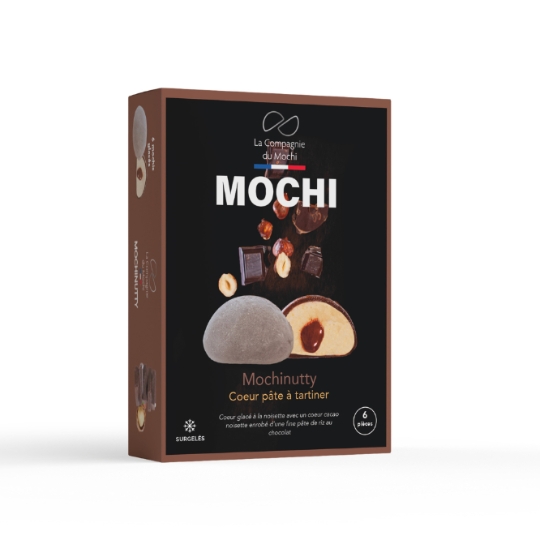 Mochi Glacé Mochinutty Coeur Pâte à Tartiner Noisette LA COMPAGNIE DU MOCHI