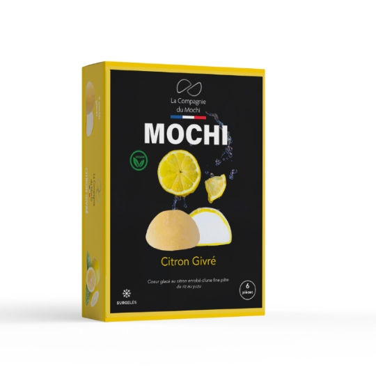 Mochi Glacé Citron Givré Vegan LA COMPAGNIE DU MOCHI