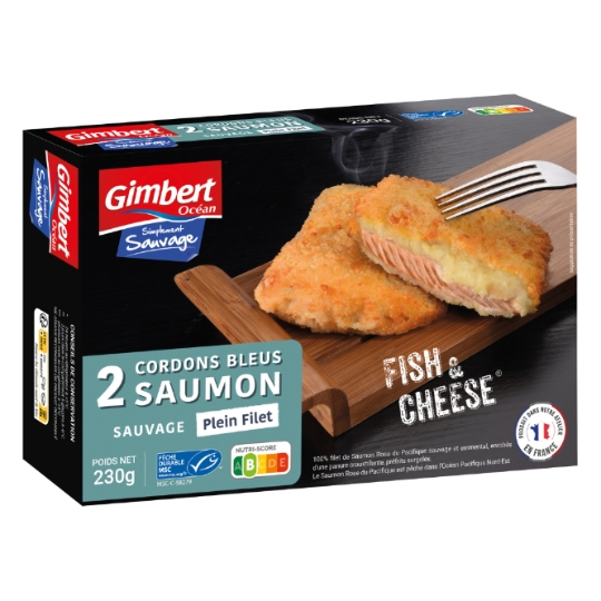 Cordon Bleu Saumon Sauvage Plein Filet Fish & Cheese GIMBERT OCEAN
