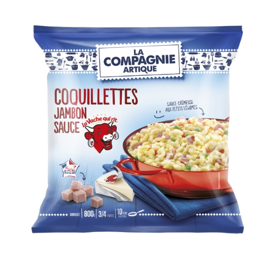 Coquillettes Jambon Sauce Crémeuse aux Petits Légumes Surgelées LA COMPAGNIE ARTIQUE