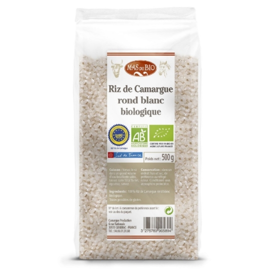 Riz  rond blanc Bio CAMARGUE ET TRADITIO