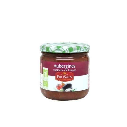 Aubergines Cuisinees A La Tomate 345g - Prosain PROSAIN