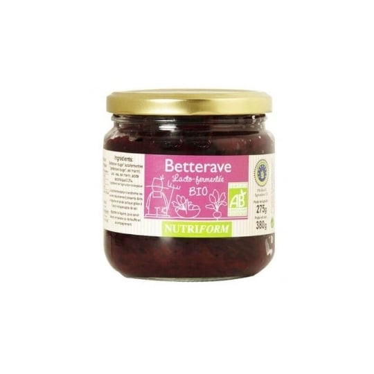 Betteraves Rouges Lacto-fermentees 380g - Nutriforme NUTRIFORM