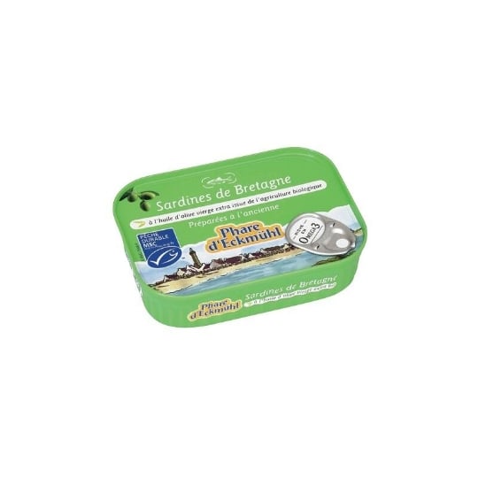 Sardines A L'huile D'olive 3 X 55g - Phare D'eckmuhl LE PHARE D'ECKMUHL