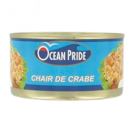 Chair Blanche De Crabe En Conserve - Origine France - 170g 8 Boîtes OCEAN PRIDE