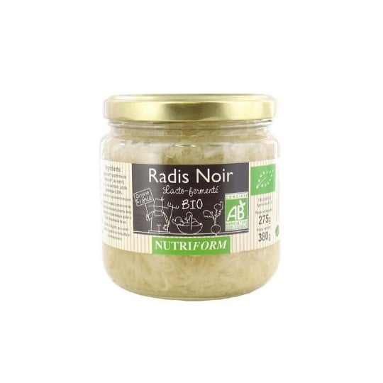 Radis Noirs Lacto Fermentes 380g - Nutriforme NUTRIFORM