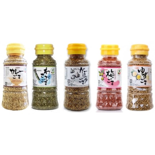 Graines De Sésame Grillées Et Aromatisées  5 Saveurs 80g Par Flacon - Offre De 1 Lot TOHO