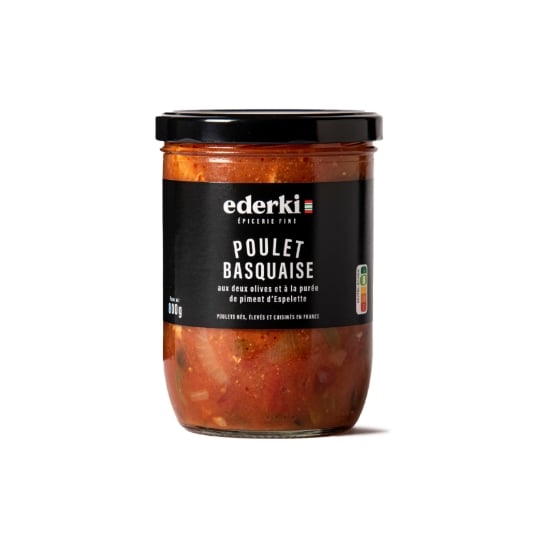 Poulet Sauce Basquaise Aux Deux Olives Et Au Piment D'espelette 800g
