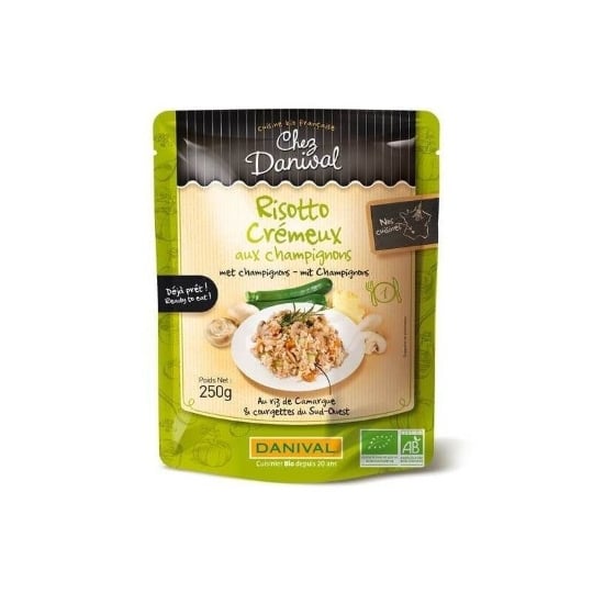 Risotto Cremeux Aux Champignons 250g - Danival DANIVAL