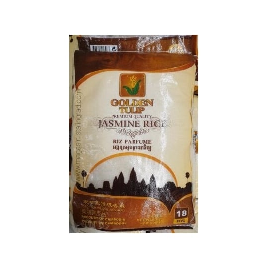 Riz Parfumé 2024 Au Jasmin De Qualité Premium - Cambodge (5, 10 Ou 18kg) GOLDEN TULIP
