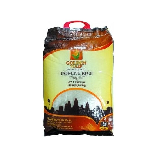 Riz Parfumé 2024 Au Jasmin De Qualité Premium - Cambodge (5, 10 Ou 18kg) GOLDEN TULIP