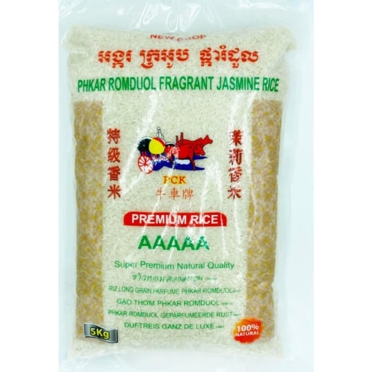 Riz Long Du Cambodge Extra Parfumé Au Jasmin 20kg "gao Thom" - Qualité Premium - Anné PCK