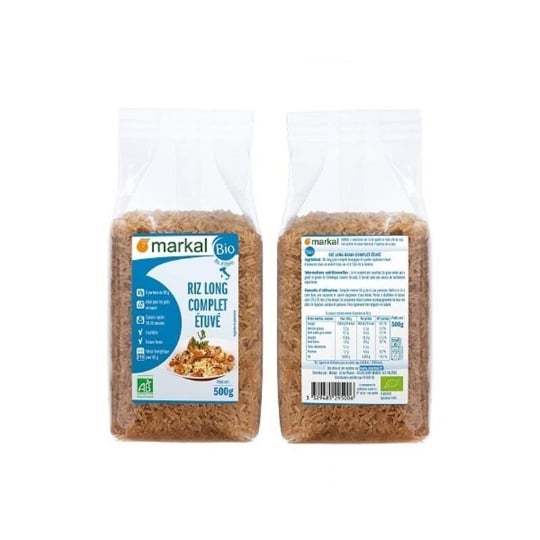 Riz Long Complet Etuve Italie 500g - Markal