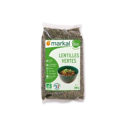 Lentilles Vertes 500g - Markal MARKAL