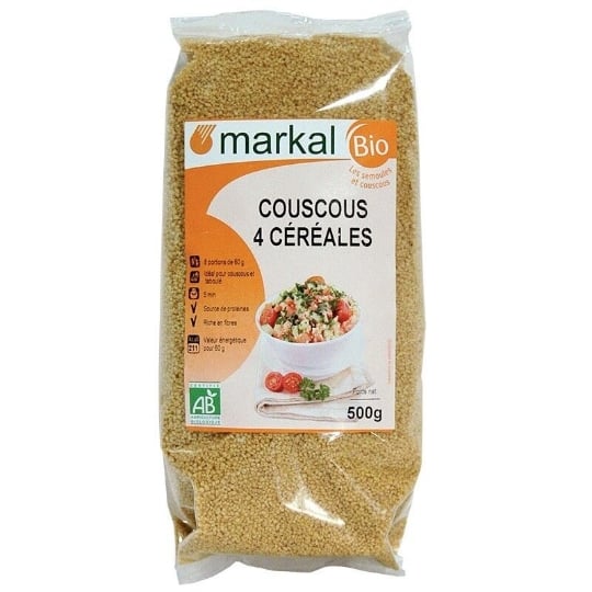Couscous 4 Cereales Ble Ancien 500g - Markal MARKAL