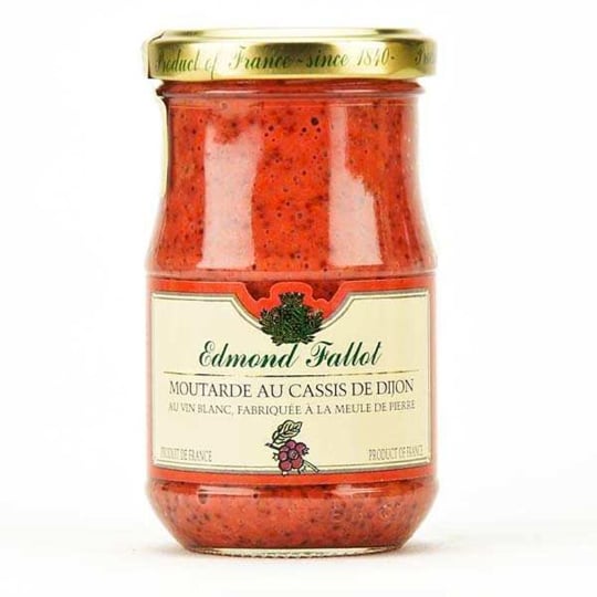 Moutarde De Dijon Au Cassis, Fallot, 205gr