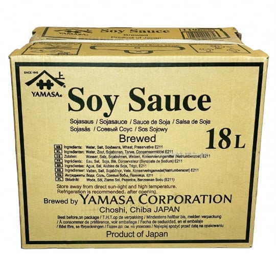 Sauce Soja Japonaise Yamasa 18l BO TIME