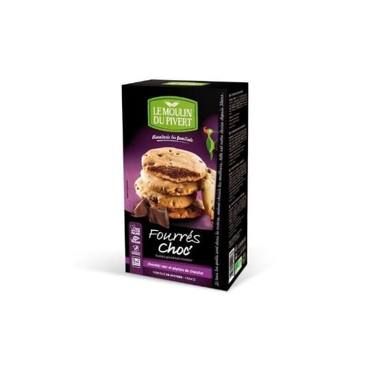 Cookies Fourres Chocolat 175g - Moulin Du Pivert LE MOULIN DU PIVERT