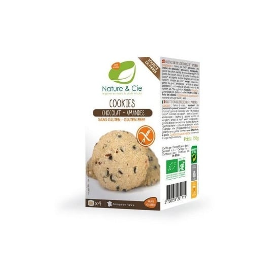 Cookies Chocolat Amande 150g - Nature & Cie